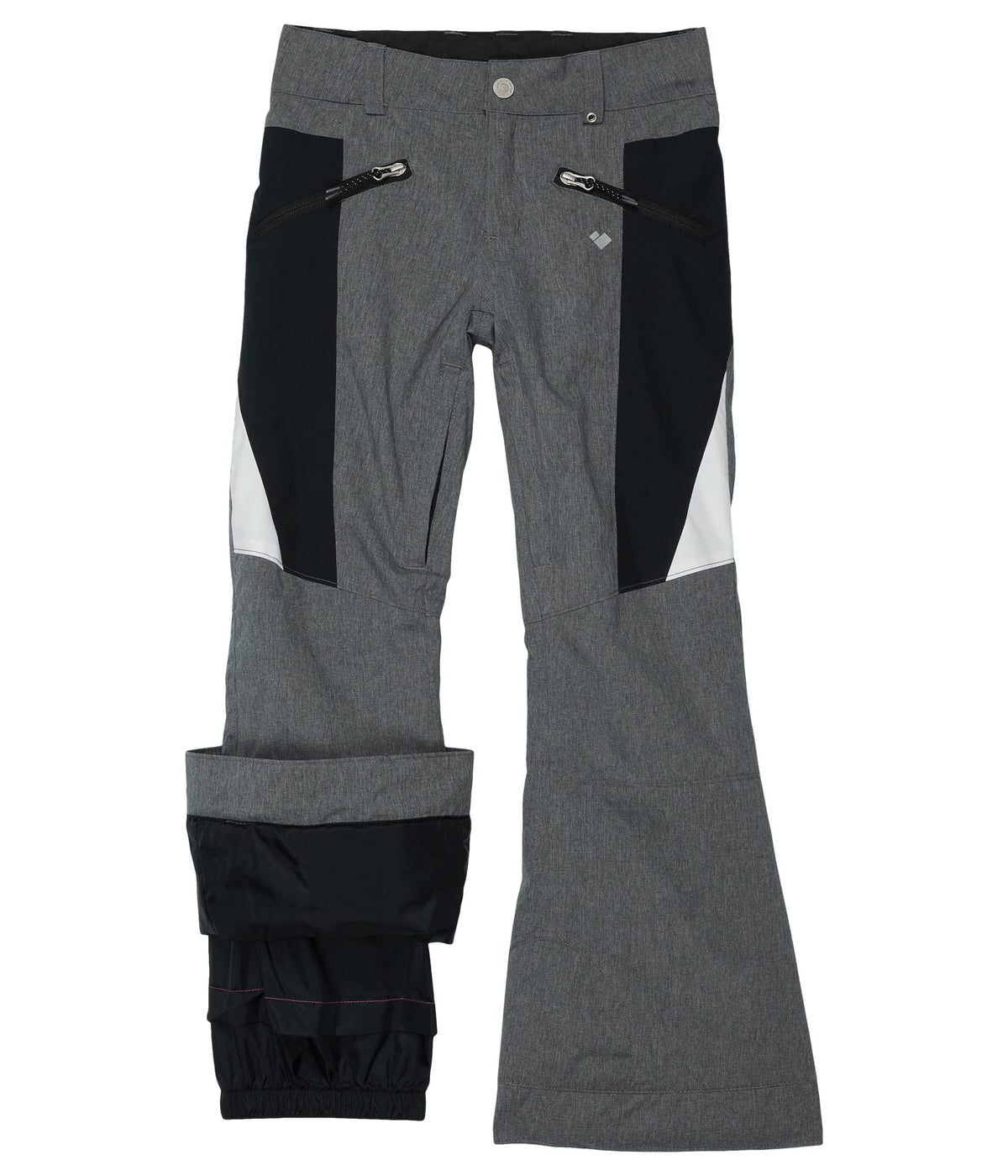 Obermeyer Kids Jessi Pants for Little Kids and Big Kids - Double Layer Reinforcement and Belt Loop Waist, Cute and Comfortable Pants Knight Black MD (10-12 Big Kid) One Size