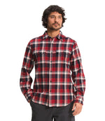 The North Face Men's Arroyo Flannel Shirt, Cardinal Red Small Half Dome Plaid, L