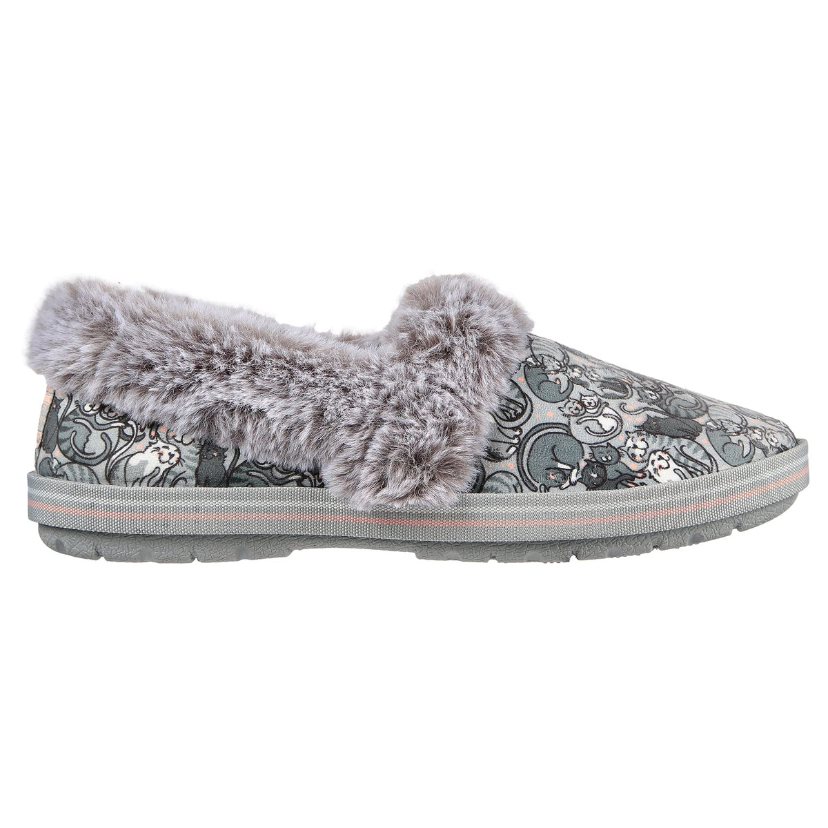 Skechers Bobs Too Cozy Cuddles Womens Slipper 9 Grey/Multi