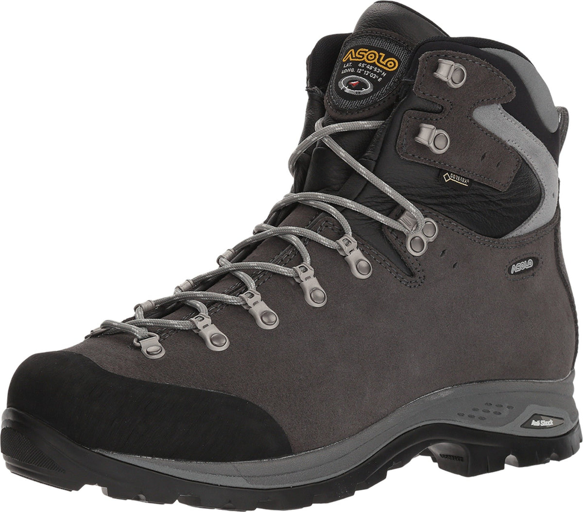 Asolo Greenwood GV Hiking Boots - Men's, Graphite, Medium, 11.5, A23094-516-115