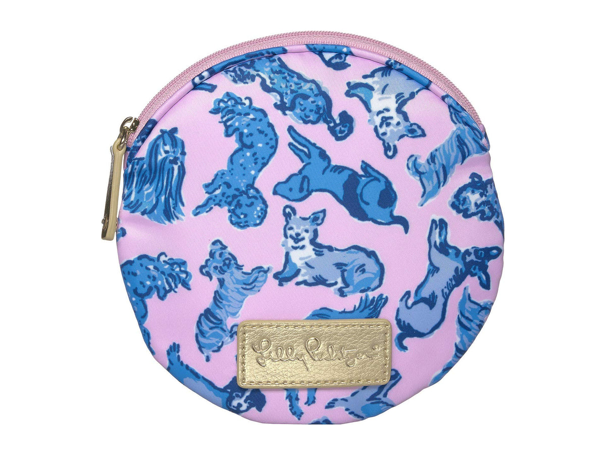 Lilly Pulitzer Zoete Pouch Zanzibar Blue Ruff Night One Size