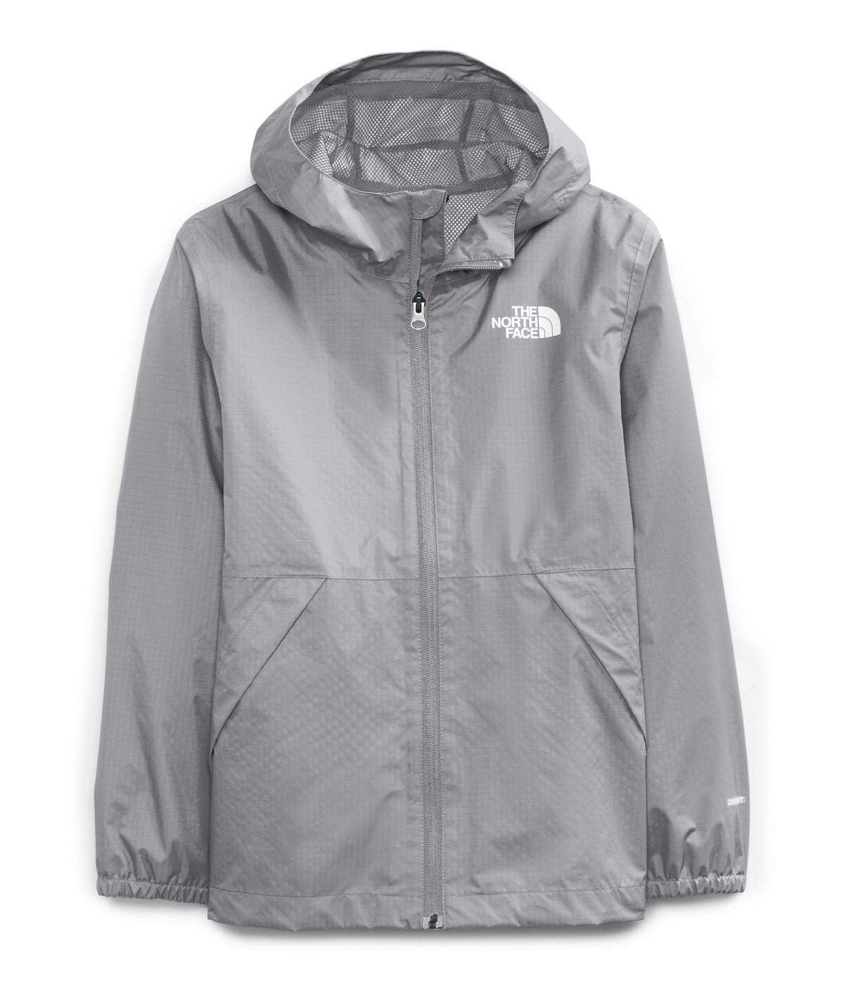 THE NORTH FACE Boy's Zipline Rain Jacket (Little Kids/Big Kids) Meld Grey MD (10-12 Big Kids)