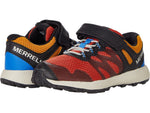 Merrell Nova 2 Hiking Shoe, Black/Rust, 1 US Unisex Big Kid