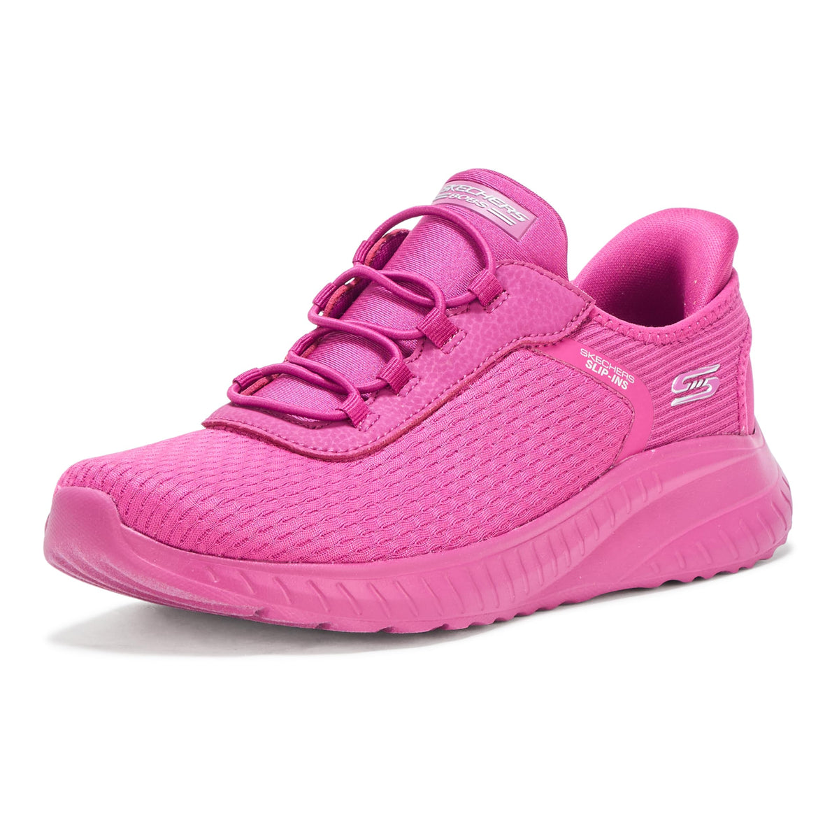 Skechers Women's Hands Free Slip-Ins Bobs Squad Chaos-in Color Sneaker, FUS, 8 Wide