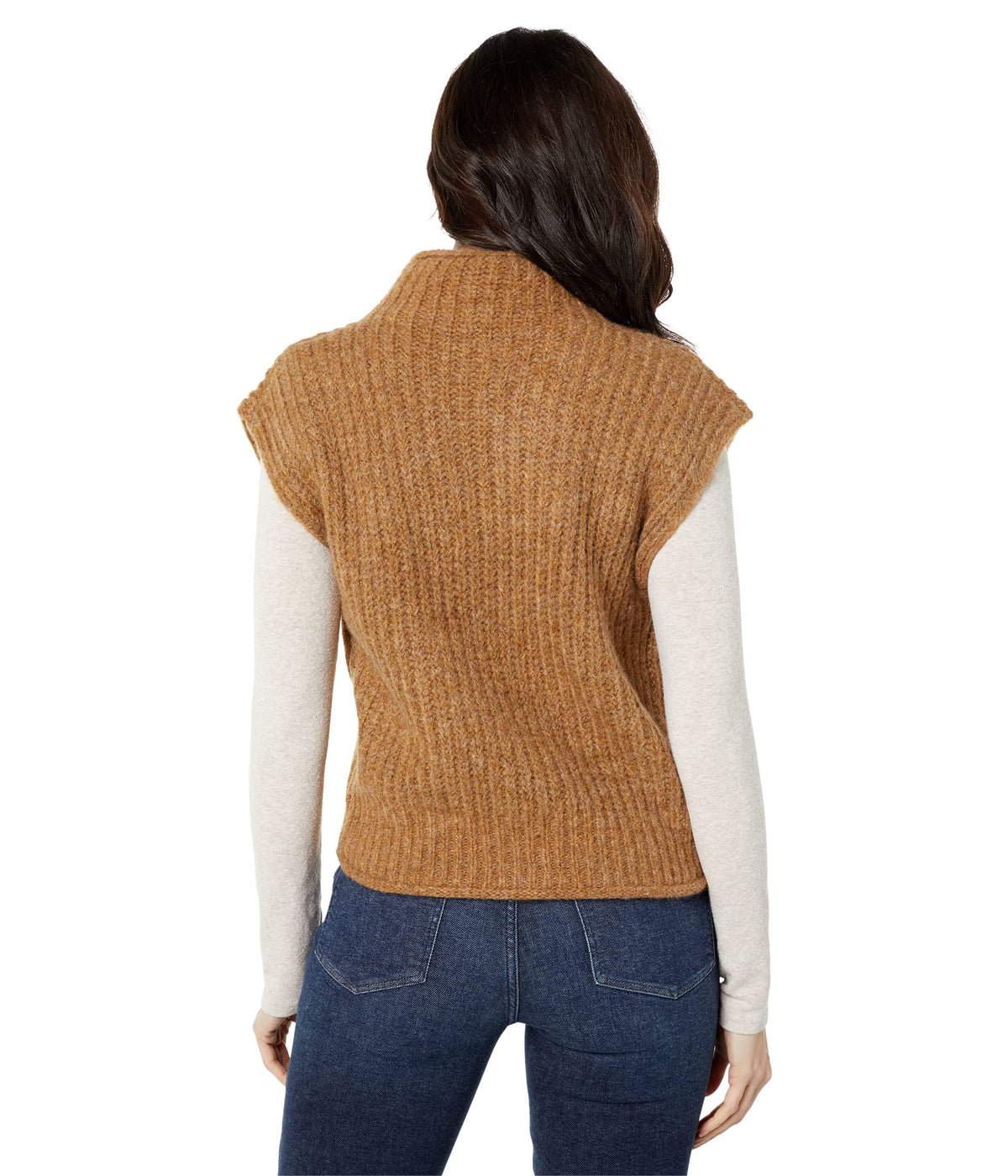 Madewell Sicily Vest Heather Toffee 2XS (Women's 000)
