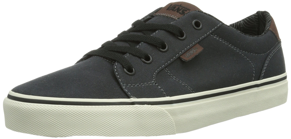 Vans Men's Low-Top Trainers Shoes, Black Black Blue, 7