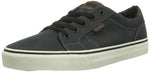 Vans Men's Low-Top Trainers Shoes, Black Black Blue, 7