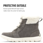 Sorel Women's Explorer Ii Carnival Cozy Waterproof Casual Winter Boots 6.5 Quarry, Dove