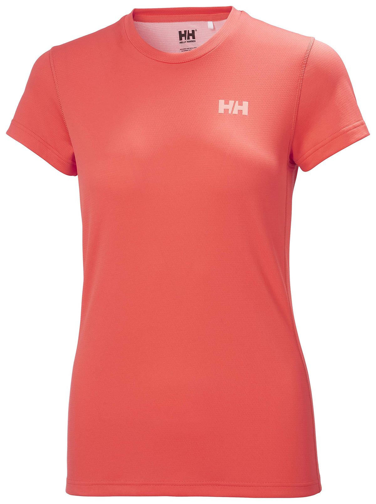Helly-Hansen Womens HH LIFA Active Solen T-Shirt, 271 Hot Coral, Large