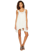 Free People Voile Trapeze Slip White Combo XS