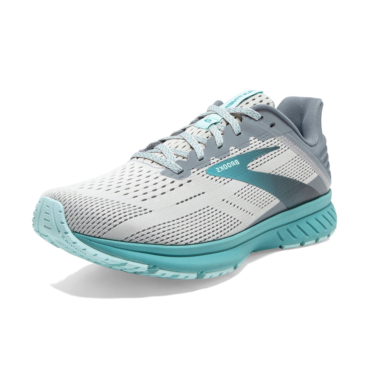 Brooks Women’s Anthem 5 Neutral Running Shoe - Oyster/Grey/Porcelain - 5.5 Medium