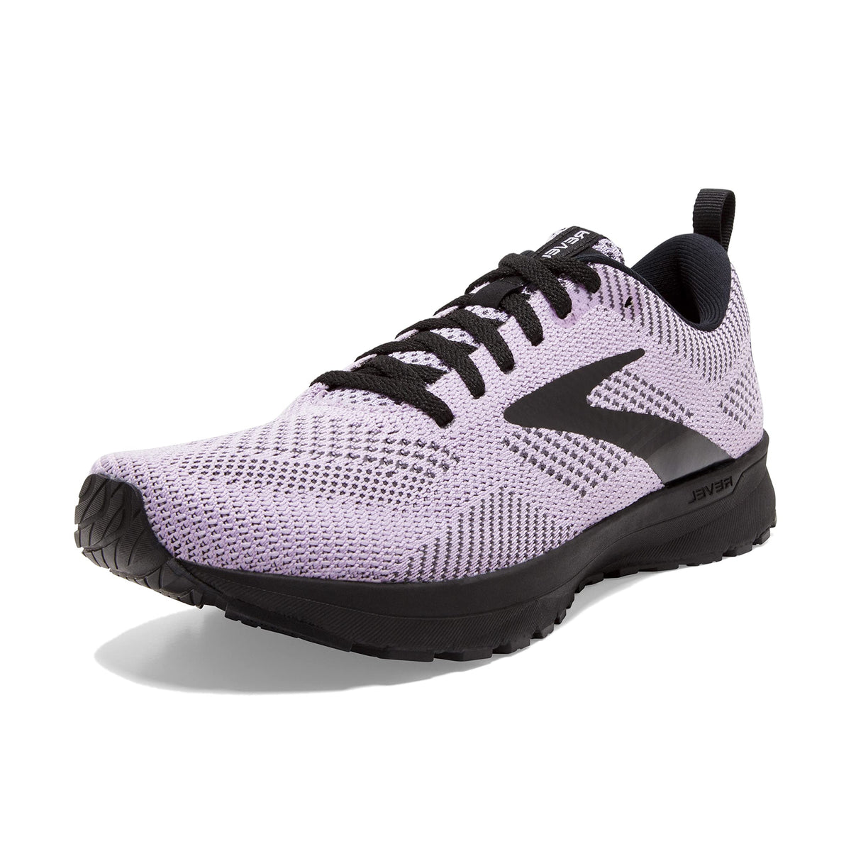 Brooks Women's Revel 5 Neutral Running Shoe - Lilac/Ebony/Black - 10.5