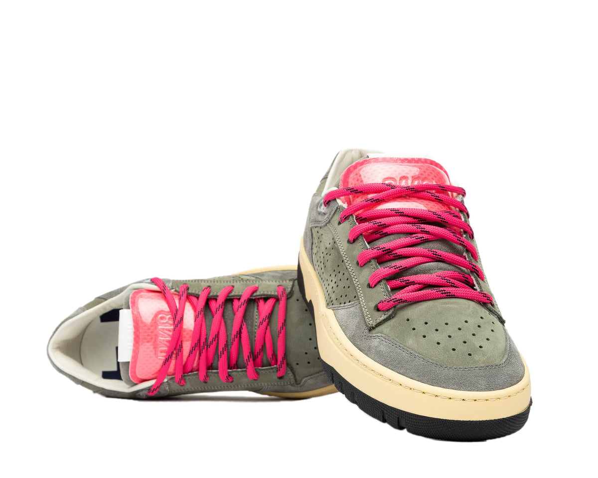 P448 Marvin Women's Sneakers (36, Army/Fuchsia, Numeric_6)