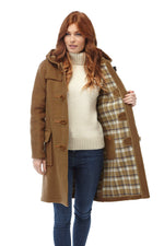 Montgomery Original Womens Duffle Coat - Camel Size 8