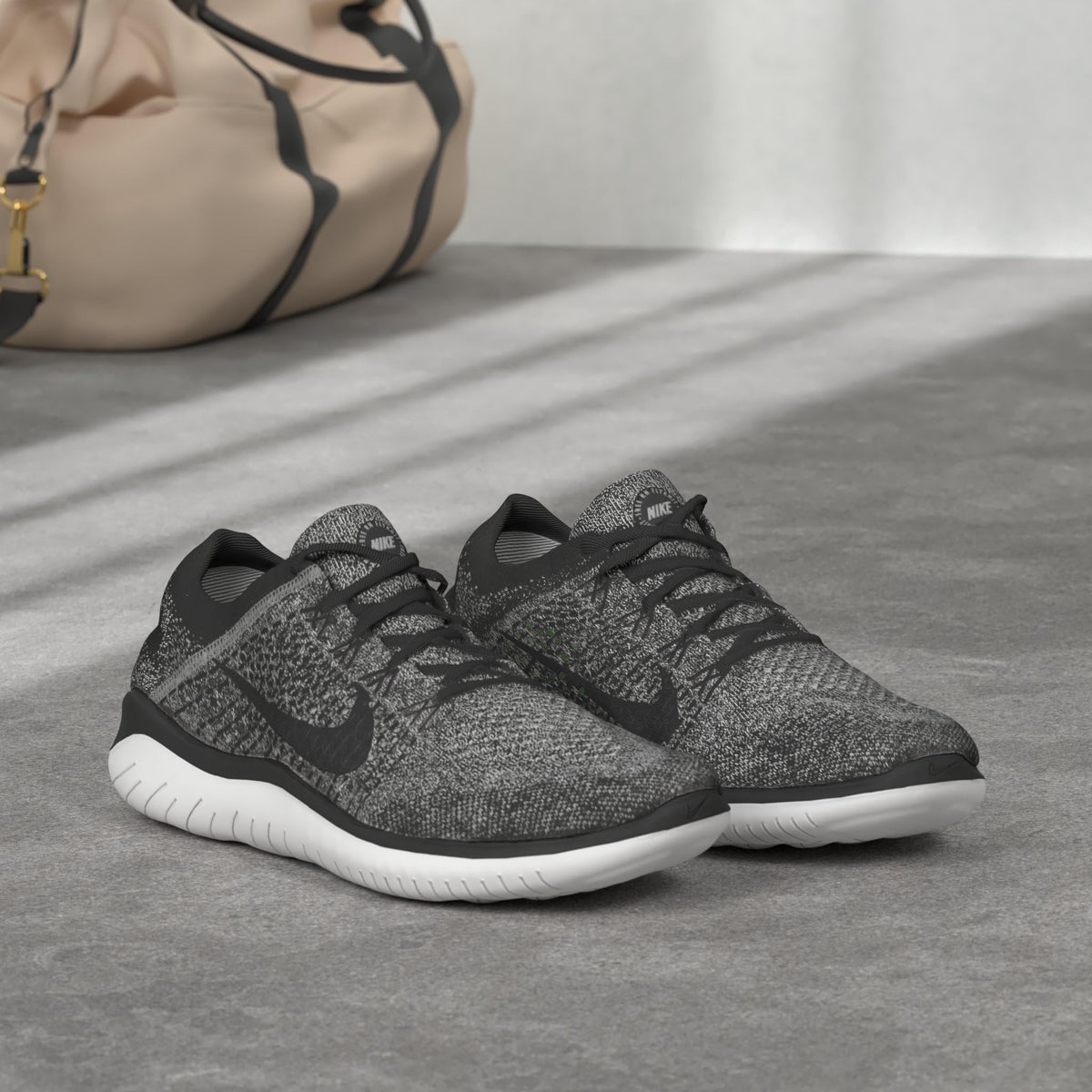 Nike Women's Competition Running Shoes (White/Black, 10.5)