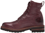 Frye Women's Ella Moto Lace Ankle Boot 7.5 Oxblood