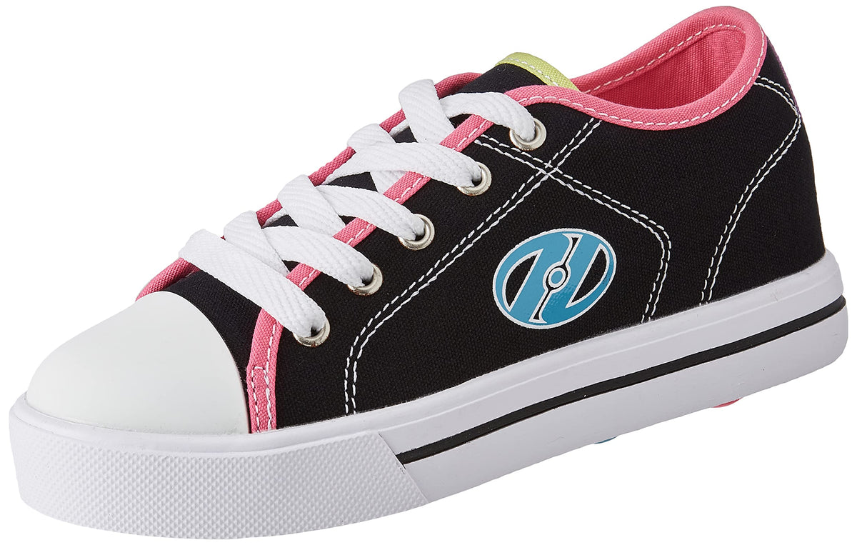 HEELYS Girl's Classic X2 (Little Kid/Big Kid/Adult) Black/Multicolor 3 Little Kid M