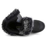 Khombu Kerigan Women's Snow Boots | Waterproof, Rubber Traction, Faux Fur Lining, Grey, 11