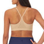 Champion Women's, Soft Touch, Moisture-Wicking, Light Support (Longline Sports Bra Available), Champagne Frost