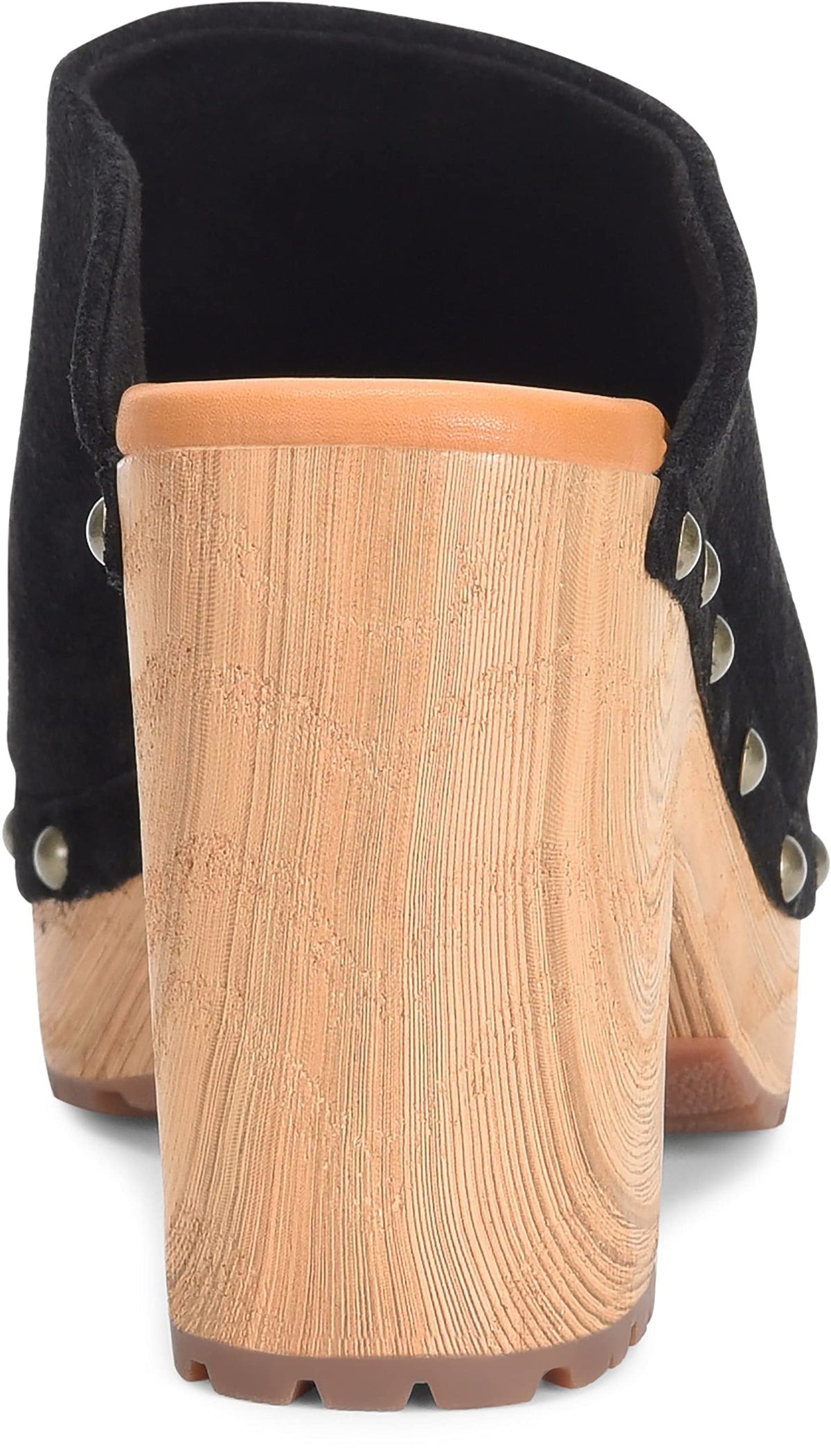 KORK-EASE Sudbury Women's Clog, Black Suede, 6M US