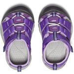 KEEN Newport H2 Closed Toe Water Sandals, Tillandsia Purple/English Lavender, 1 US Unisex Big Kid