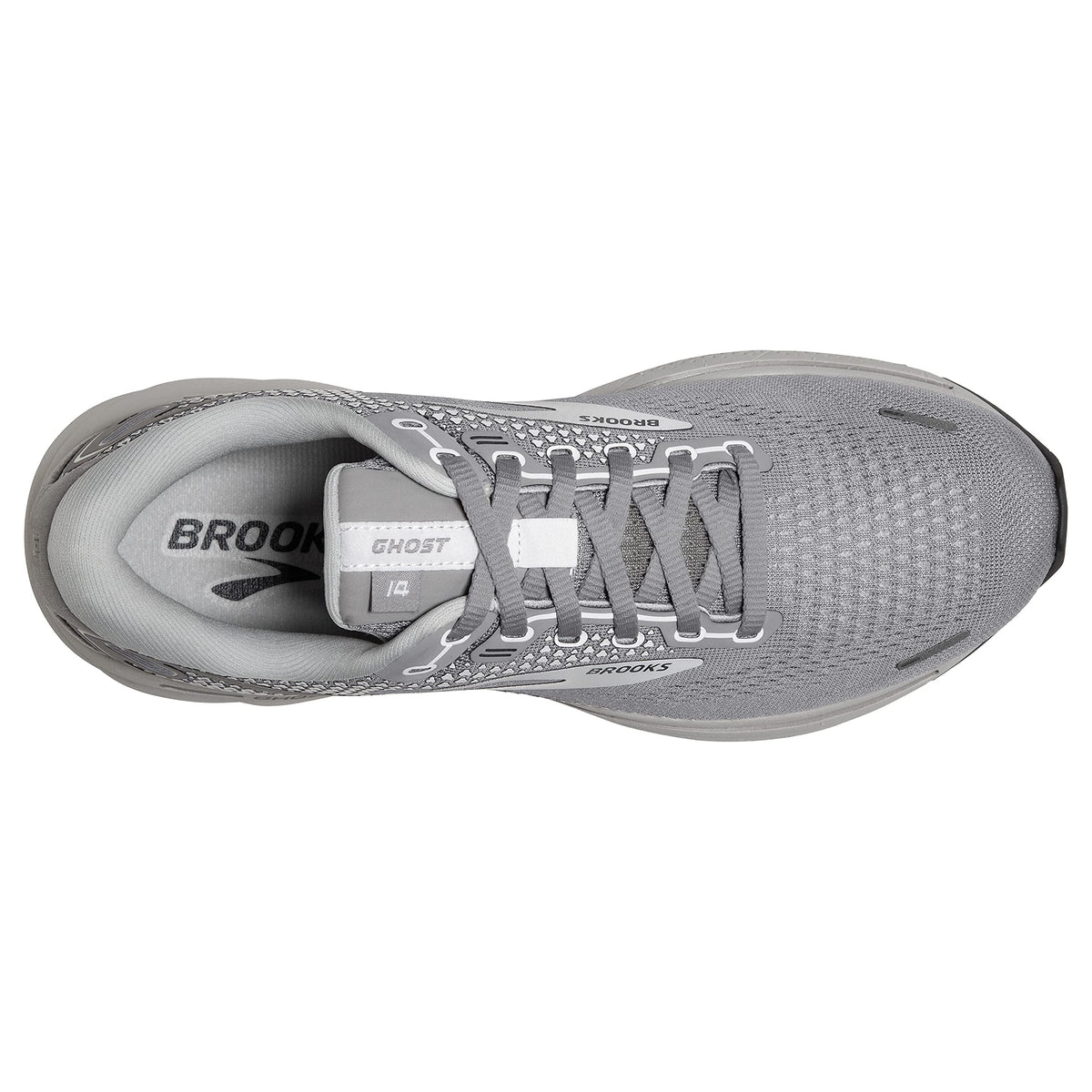 Brooks Women's Ghost 14 Neutral Running Shoe - Alloy/Primer Grey/Oyster - 5 Wide