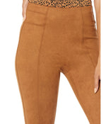 SPANX Faux Suede Leggings Rich Caramel 2X - Regular 27