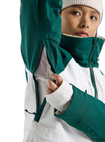 Burton Women's Standard Prowess Jacket, Botanical Garden/Stout White, Medium