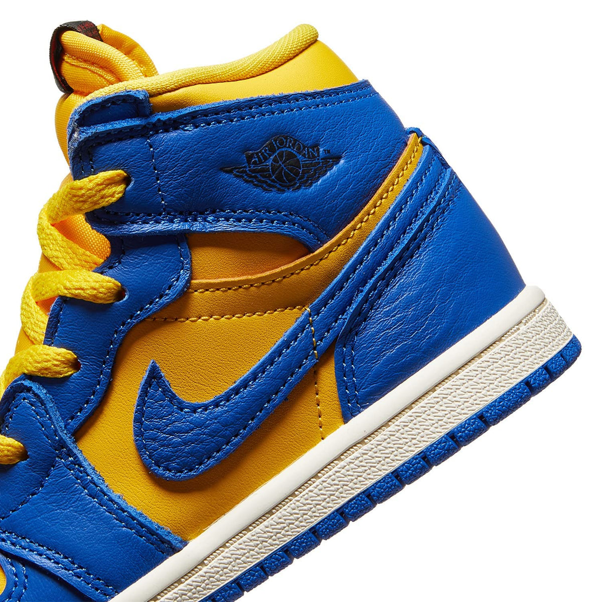 Jordan Baby Girl's 1 Retro High OG (Infant/Toddler) Varsity Maize/Game Royal/Sail 7 Toddler M