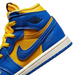 Jordan Baby Girl's 1 Retro High OG (Infant/Toddler) Varsity Maize/Game Royal/Sail 7 Toddler M