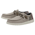 HEYDUDE Men's Wally Funk Sand Size 9| Men's Loafers | Men's Slip On Shoes | Comfortable & Light-Weight