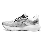 Brooks Men’s Glycerin StealthFit 20 Neutral Running Shoe - White/Grey/Black - 7 Medium