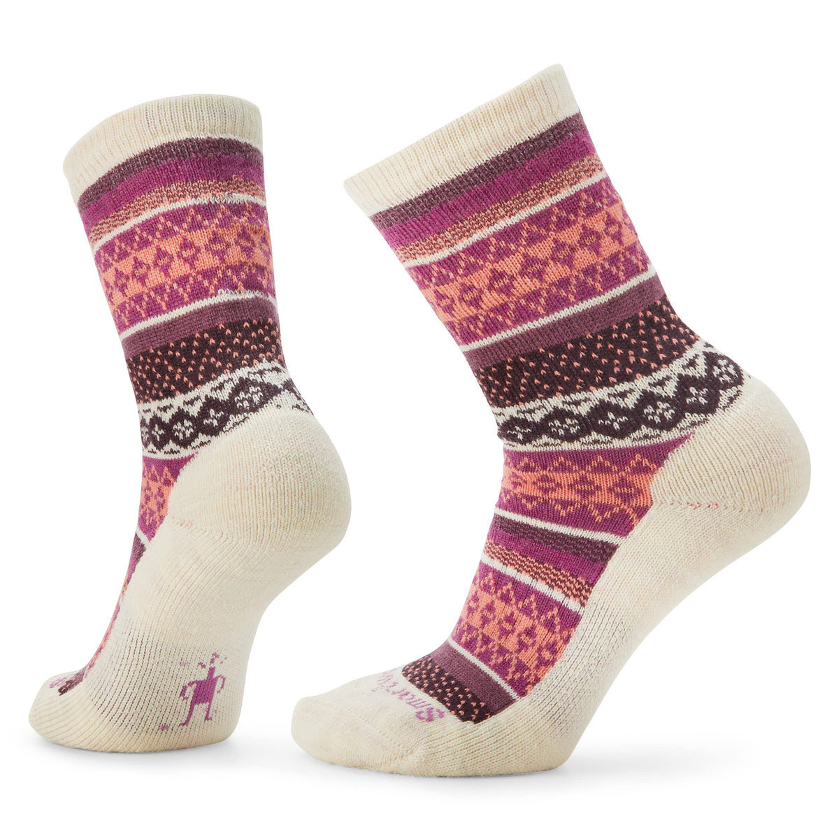 Smartwool Women's Everyday Dazzling Wonder Crew Moonbeam L