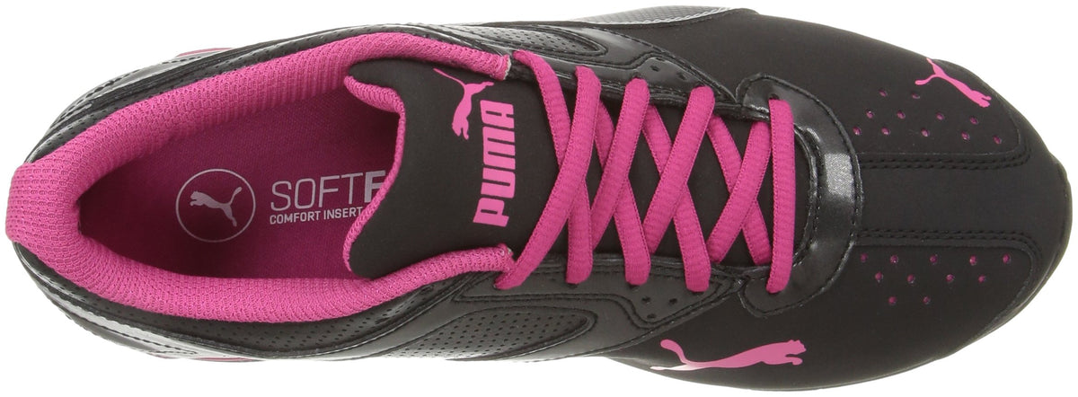 PUMA Womens Tazon 6 Cross Trainer 7.5 Puma Black-puma Silver-beetroot Purple