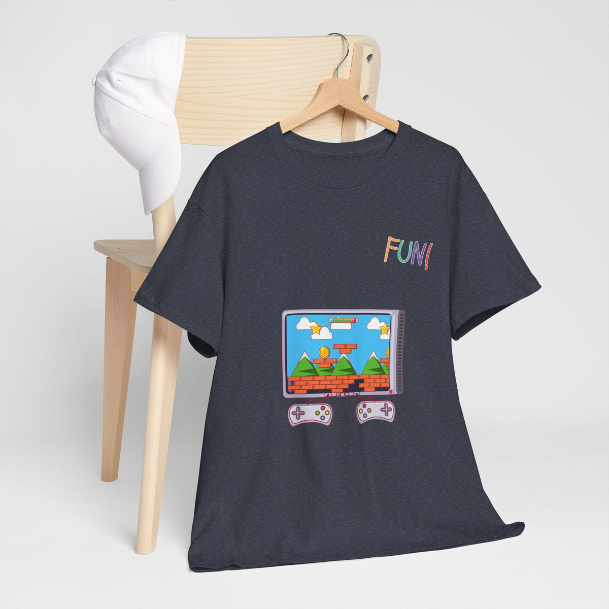 "FUN!!" Retro Gaming T-Shirt