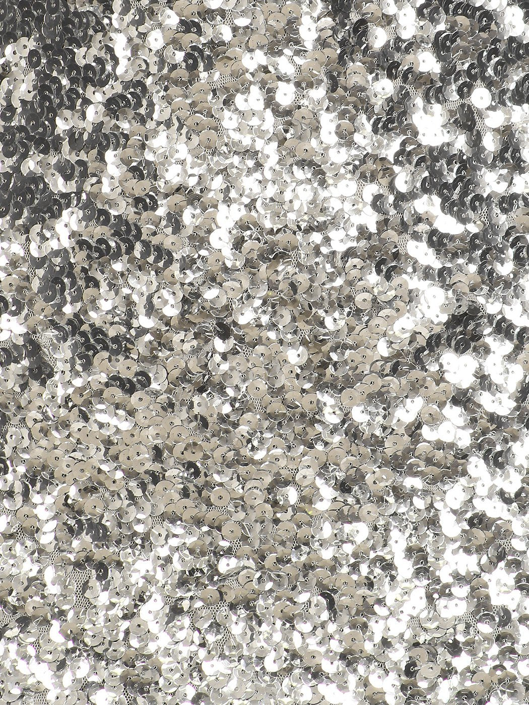 Anna-Kaci Womens Sexy Sparkly Glitter Sequin V Neck Bodycon Mini Party Dress, Silver, X-Large