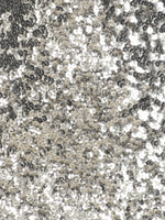 Anna-Kaci Womens Sexy Sparkly Glitter Sequin V Neck Bodycon Mini Party Dress, Silver, X-Large