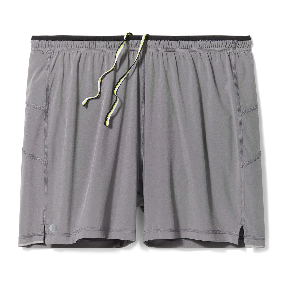 Smartwool Men's Active Merino Wool Lined 5" Short (Athletic Fit), Medium Gray, Medium