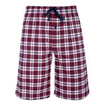 Hanes Mens 2-Pack Woven Stretch Pajama Short, Navy/Red, XX-Large