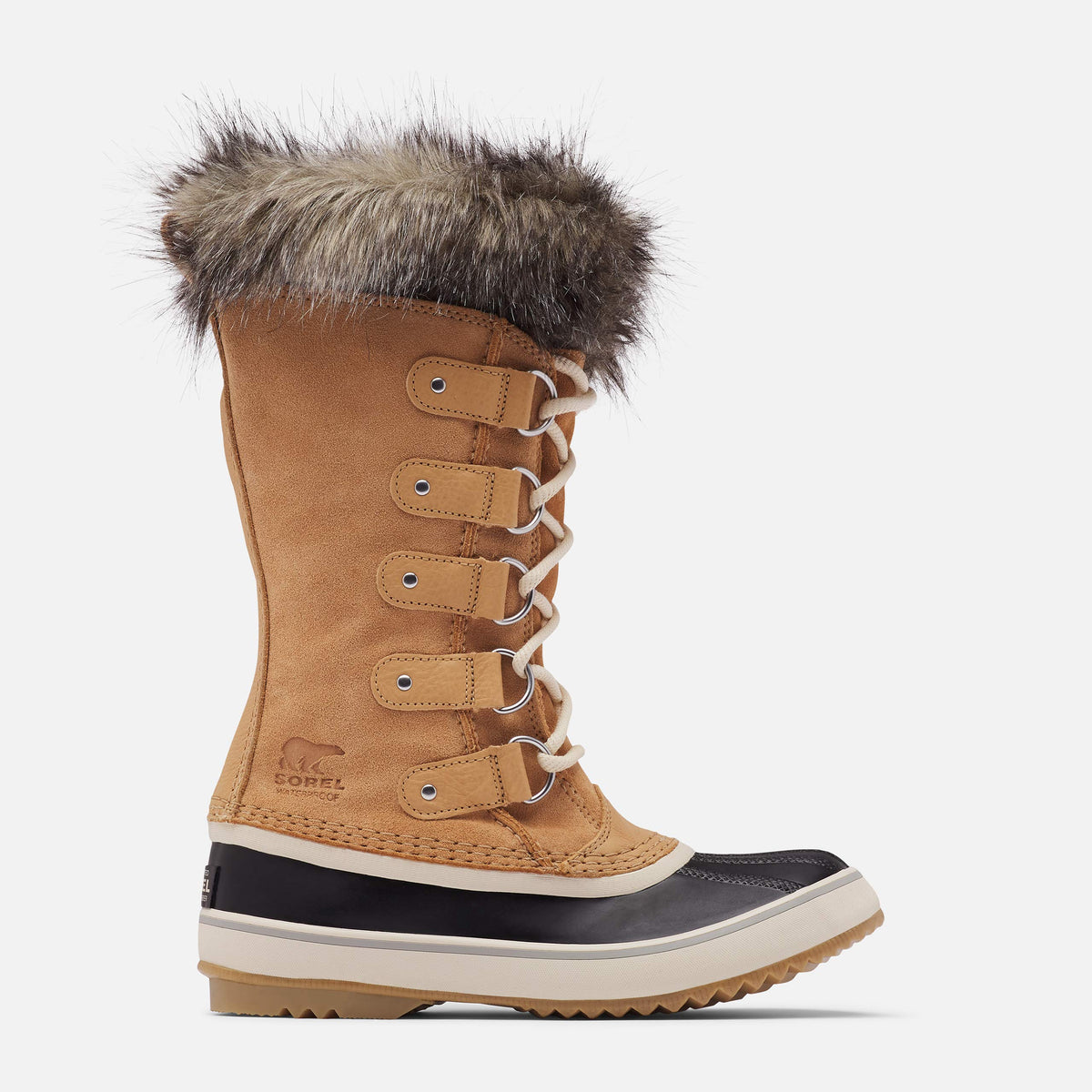 Sorel Women's Joan of Arctic Boot - Rain and Snow - Waterproof - Honest Beige - Size 6