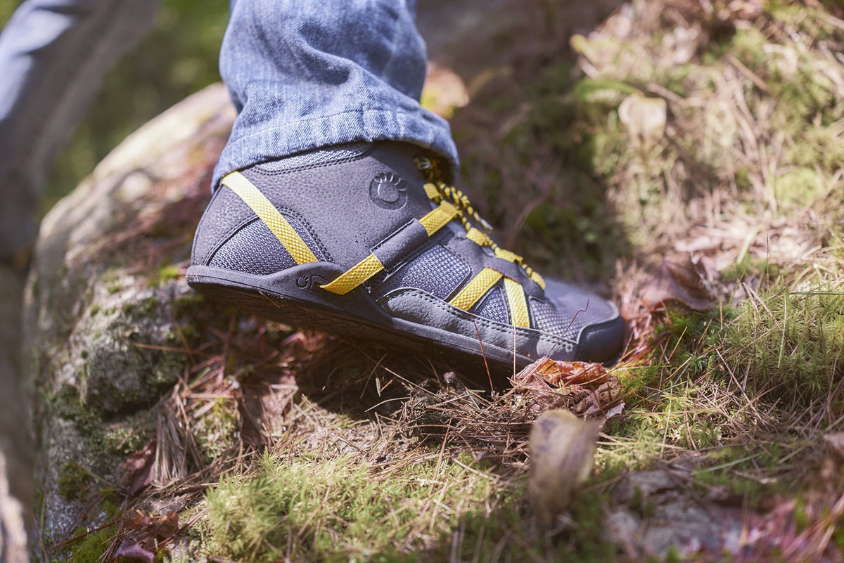 Xero Shoes DayLite Hiker - Men's Barefoot-Inspired Minimalist Lightweight Hiking Boot - Zero Drop Trail Shoe Cinnamon Red