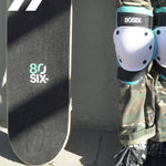 80Six Adult and Youth Skateboard with 54mm Urethane Wheels and Carbon Steel Bearings (Surf Green Teal-Fade, 31" x 8")