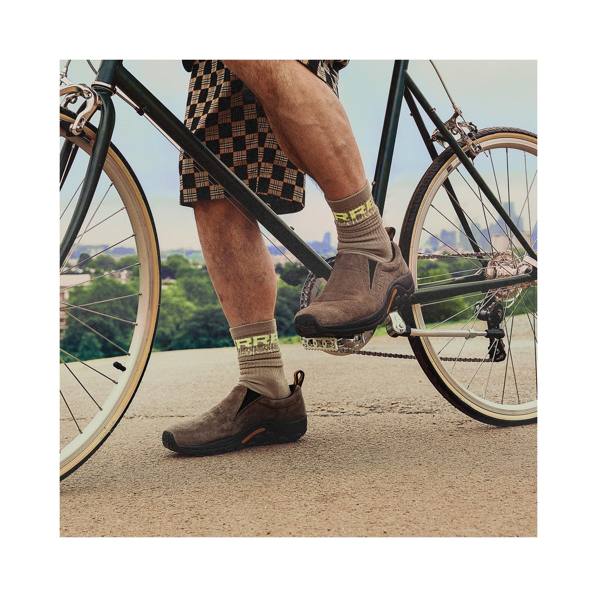 Merrell Men's Jungle Moc Leather Slip-On (9.5 D(M) US, Classic Taupe)