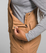 THE NORTH FACE Women's Freedom Bib (Standard and Plus Size) - PFAS Free, Almond Butter, 3X Plus Regular