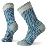 Smartwool Women's Everyday Popcorn Polka Dot Crew FA21 Ocean Abyss L