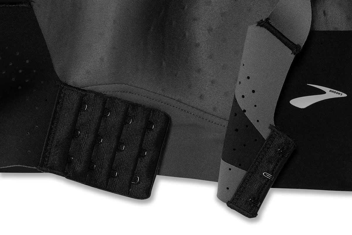 Brooks Dare Scoopback Women’s Run Bra for High Impact Running, Workouts and Sports with Maximum Support - Black - 36DD/E