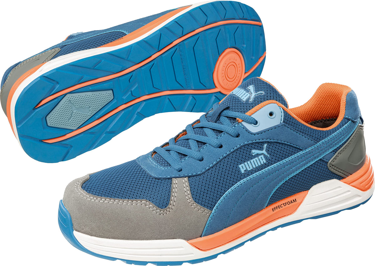 PUMA Safety Frontside Low Size 12 Blue-Orange