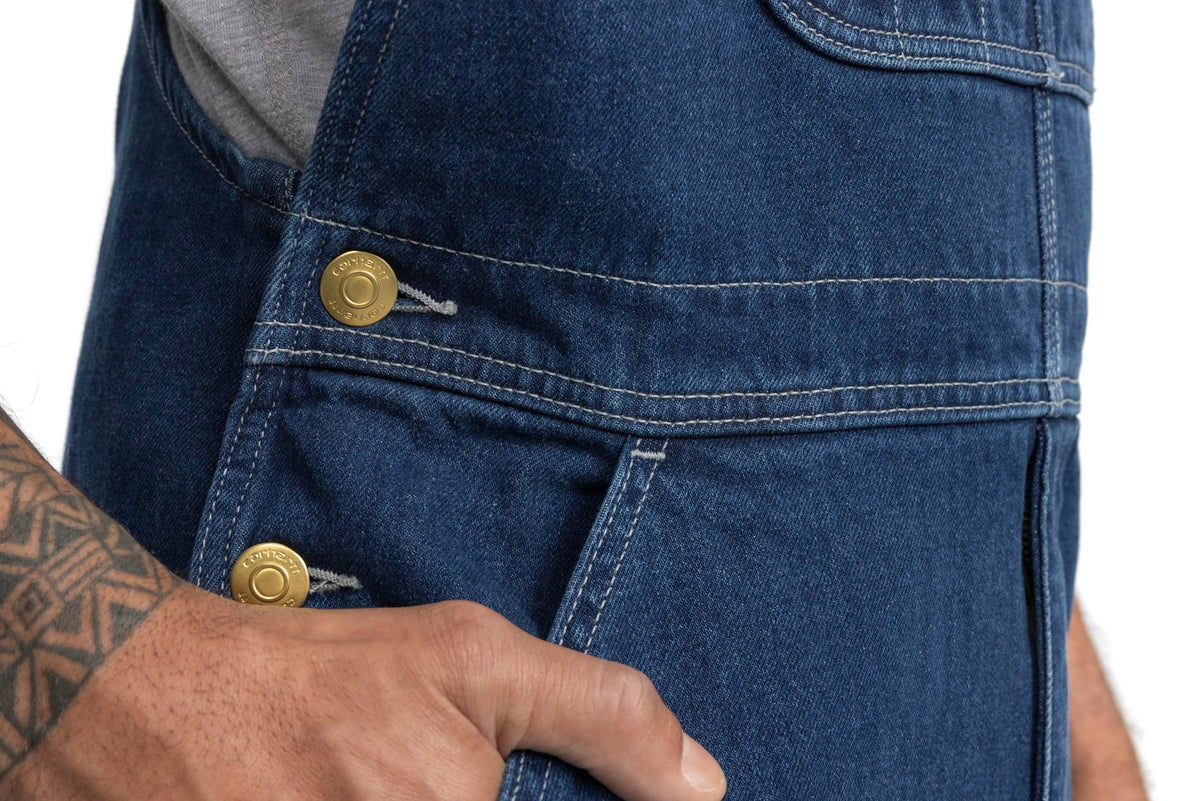 Carhartt Men's Loose Fit Denim Bib Overall 34W x 32L Darkstone