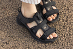 KEEN Women's Astoria West Open Toe Sandals 9.5 Black/Black