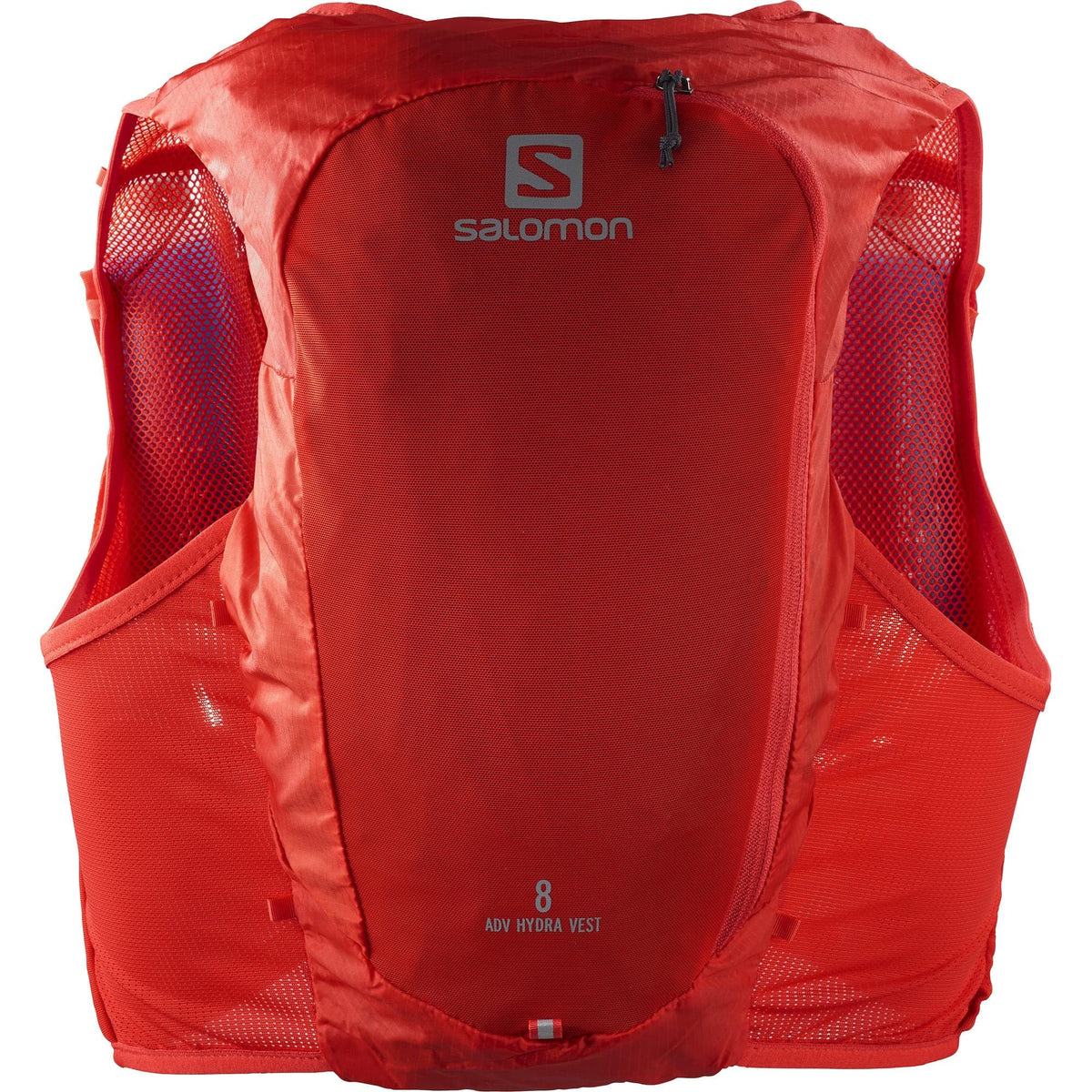 Salomon Unisex ADV Hydra Vest 8, Hydration & Storage Vest with 500ml Flasks Included - Fiery Red - XS